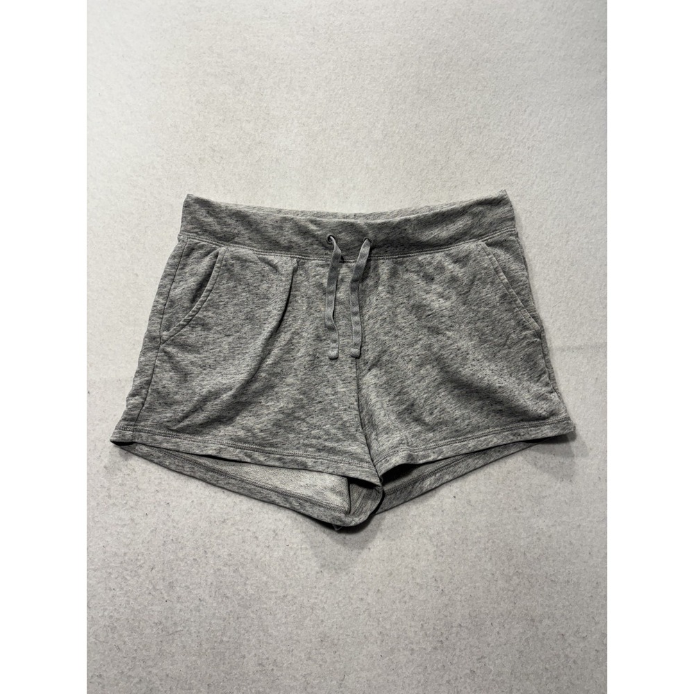 Old Navy Sweat Shorts Womens Small Gray French Terry Elastic Waist Drawstring